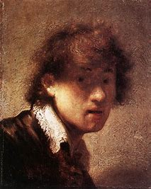 レンブラント1629年 「自画像」23歳