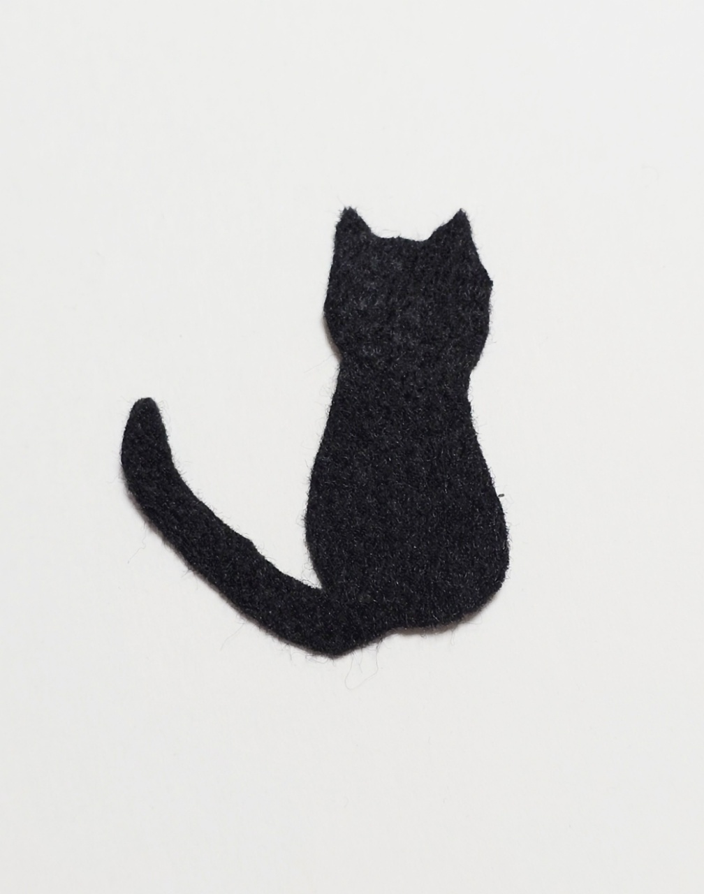 フェルトの黒猫