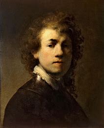 レンブラント1629年 「自画像」23歳