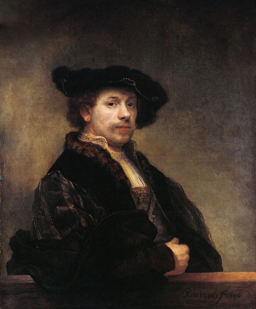 レンブラント1640年 「自画像」34歳